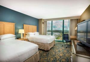 Oceanfront Queen Room with Two Queen Beds room in Hilton Daytona Beach Resort