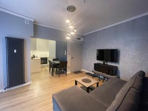 Apartament Navy Blue z tarasem