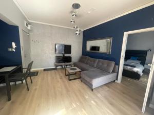 Apartament Navy Blue z tarasem