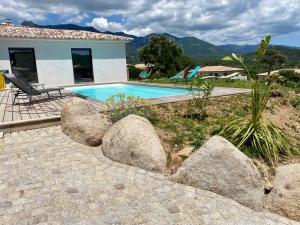 Maisons de vacances Mini villa en residence vue panoramique : photos des chambres