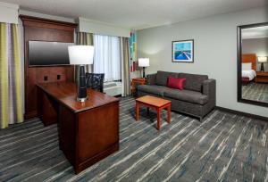 King Studio Suite with Sofa Bed - Hearing Access/Non-Smoking room in Hampton Inn & Suites Mobile I-65@ Airport Boulevard