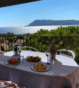 Les 2 frères - Vue mer panoramique solarium - les Sablettes