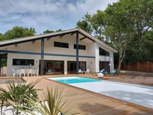 Villas Villa landaise recente contemporaine 4* avec grande piscine privee : photos des chambres