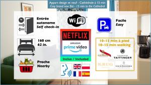 Le Petit Meslier, 15 min Cathédrale - old town