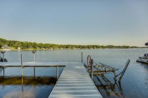 Delton Oasis Retreat with Lake Views and Deck!