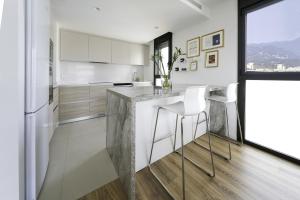 Sunsets and the pool in Barcelona