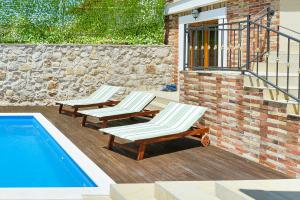 Stone villa with pool