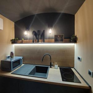 HOME in BLACK, designer decorated