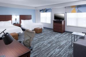 Queen Studio Suite with Two Queen Beds - Non-Smoking room in Hampton Inn & Suites Oklahoma City-Bricktown