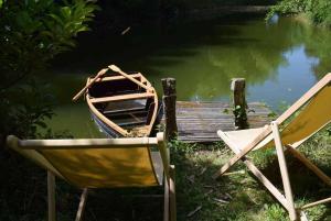 Maisons de vacances Romantique, avec son petit etang prive en Dordogne : photos des chambres