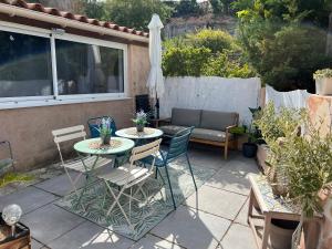 Appartements Charmant 3pieces, 2chambres 6personnes, terrasse proche mer port et commerces : photos des chambres