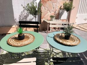Appartements Charmant 3pieces, 2chambres 6personnes, terrasse proche mer port et commerces : photos des chambres