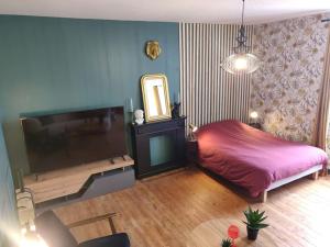 Appartements De Vert et d'Or - proche gare - parking - jardin : photos des chambres