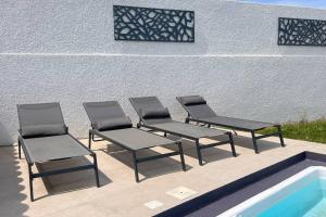 Villas Villa luxueuse, avec piscine, a 5 min des plages : photos des chambres