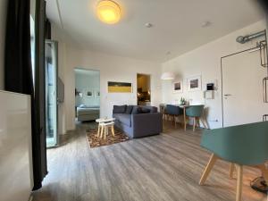 Meerblick, Balkon und private Sauna im historischen Getreidespeicher