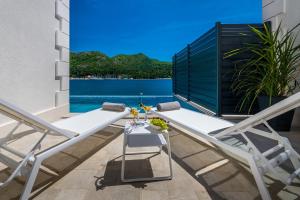 Captivating Dubrovnik Villa Villa Belle Riviere Private Infinity Pool Next To The Sea Slano