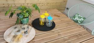 Maisons de vacances Le Spot Bleriot-Plage gite de groupe proche mer : photos des chambres