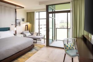 Premium King Room - Hearing/Mobility Accessible room in Canopy By Hilton Charlotte SouthPark