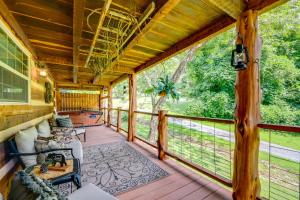 Stunning Creekside Cosby Cabin with Deck and Fire Pit!