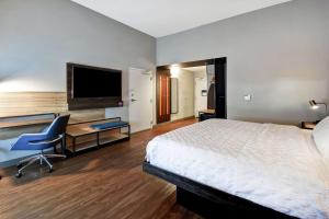King Room with Roll-In Shower - Mobility and Hearing Access room in Tru By Hilton Cincinnati Airport South Florence