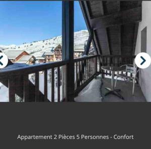 Appartements Penthouse T2 Valmeinier 1900 skis aux pieds : photos des chambres