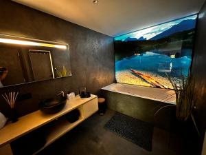 Plaisances, les plaisirs du bord de Meuse - Chambre dhôtes avec baignoire spa