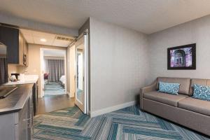 Non-Smoking King Suite with Sofa Bed room in Hampton Inn Midland