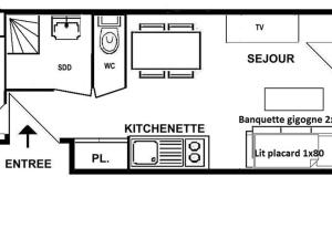 Appartements Appartement Les Saisies, 1 piece, 5 personnes - FR-1-594-315 : photos des chambres
