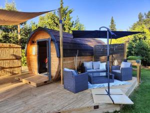 Chalets Gite Tonneau Insolite : photos des chambres