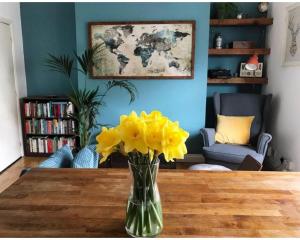 Bright, book-filled flat in artsy Stokes Croft