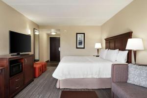 King Room with Sofa Bed and Study - Non-Smoking room in Hampton Inn Dulles/Cascades