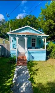 Key West Style Historic Home in Coconut Grove Florida, The Blue House - Coconut Grove