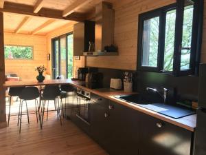 Maisons de vacances Maison de bois en pleine nature a 20 min de Beaune : photos des chambres