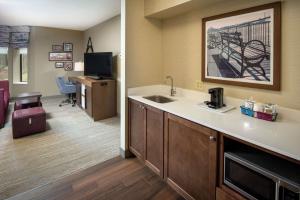 King Suite with Bay Window Non Smoking room in Hampton Inn & Suites Binghamton/Vestal