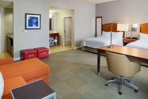 Queen Studio Suite with Two Queen Beds and Sofa Bed - Non-Smoking room in Hampton Inn & Suites Lancaster