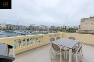 Marina VIEW APT SLPs 9 with private terrace & BBQ by 360 Estates - Taʼ Xbiex