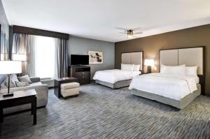 Queen Studio with Two Queen Beds - Mobility and Hearing Access/Non-Smoking room in Homewood Suites by Hilton New Braunfels