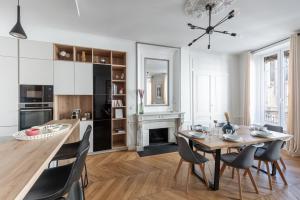 Appartements Le Merveilleux - Appt 111m2 au coeur de Lyon : photos des chambres