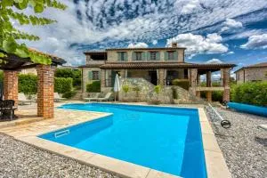 Vila Amyra With Pool - Happy Rentals - Stranići kod Lovreča