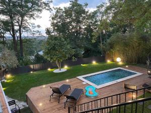 Villas Maison avec piscine vue sur paris : photos des chambres