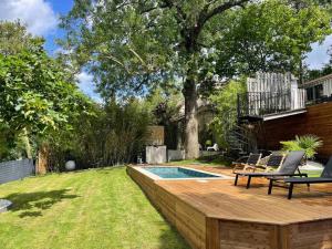 Villas Maison avec piscine vue sur paris : photos des chambres