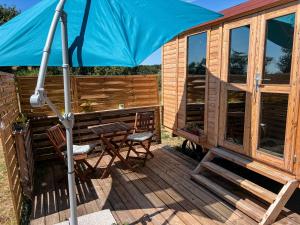 Chalets Roulotte „couleur“ : Chalet 1 Chambre