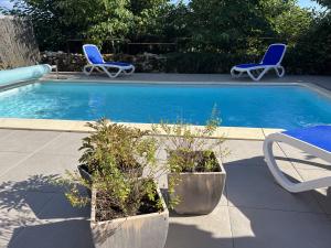 Maisons de vacances Le Gite d Archipe - piscine privee : photos des chambres