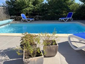 Maisons de vacances Le Gite d Archipe - piscine privee : photos des chambres