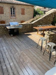 Maisons de vacances Magnifique gite 75M2 avec terrasse 30m2, piscine, terrain de petanque, et jardin en Cevennes : photos des chambres