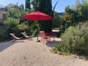 Appartements Haut de villa avec terrasse privative jardin et parking tout pres des plages : photos des chambres