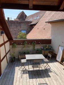 Appartements Rare - Obernai centre historique -triplex avec terrasse : photos des chambres