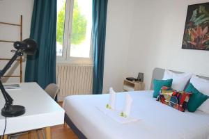 Appartements Scandinave-1mn Bourget/4 voyageurs/2 lits : photos des chambres