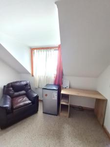 Habitación con baño privado vista al volcán