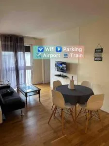 Nice 2 bedrooms near Paris & Airport private parking - Grigny